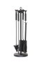 DKD Home Decor Chimenea Loft Negro Set de 4, 3 x 62 x 11 cm