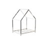 DKD Home Decor Leñera Inox 40x30x50 Niquelado Plateado