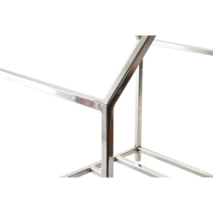 DKD Home Decor Leñera Inox 40x30x50 Niquelado Plateado DKD Home Decor Leñera Inox 40x30x50 Niquelado Plateado