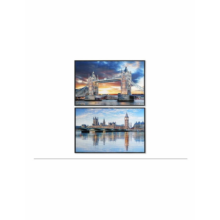DKD Home Decor Cuadro Multicolor Lienzo y PS 2.5 x 60 x 90 cm (2 Unidades) DKD Home Decor Cuadro Multicolor Lienzo y PS 2.5 x 60 x 90 cm (2 Unidades)