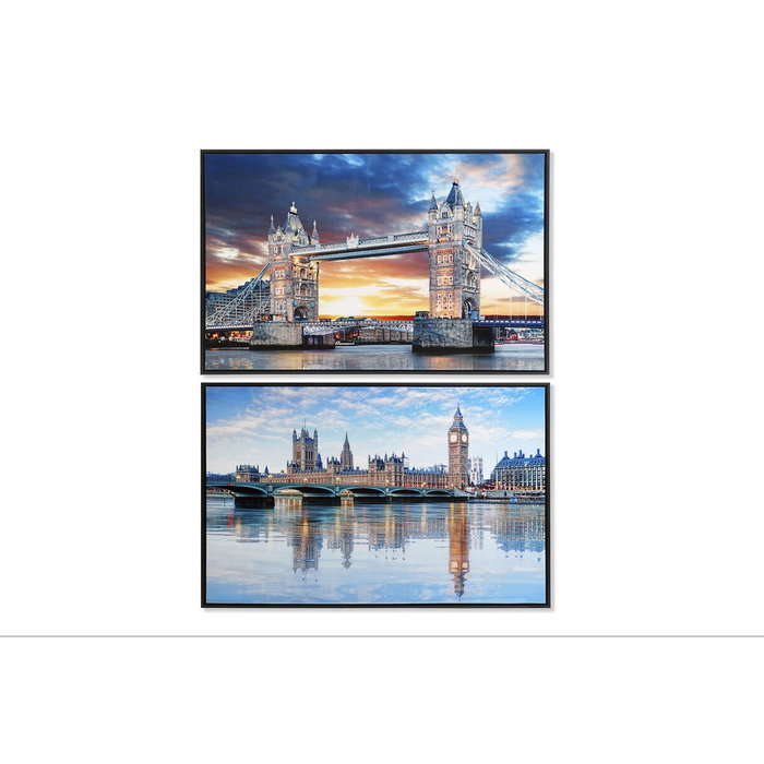 DKD Home Decor Cuadro Multicolor Lienzo y PS 2.5 x 60 x 90 cm (2 Unidades) DKD Home Decor Cuadro Multicolor Lienzo y PS 2.5 x 60 x 90 cm (2 Unidades)