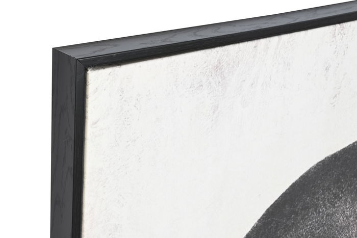 DKD Home Decor Cuadro Moderno Negro Gris Set de 3 180 x 120 x 4 cm