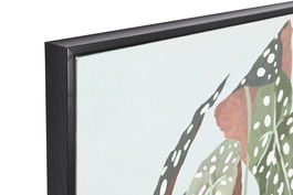 DKD Home Decor Cuadro Plantas Multicolor Lino 120 x 90 x 4 cm (2 Unidades)