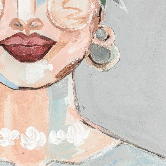 DKD Home Decor Cuadro Lienzo Pino Multicolor Mujer Flores 3.7 x 100 x 80 cm (2 Unidades) DKD Home Decor Cuadro Lienzo Pino Multicolor Mujer Flores 3.7 x 100 x 80 cm (2 Unidades)