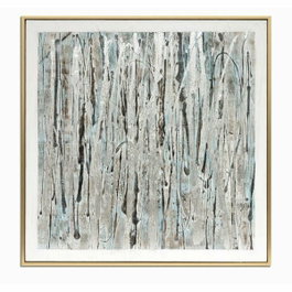 DKD Home Decor Cuadro Lienzo Abstracto Multicolor 131x131x3,8 cm