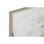 DKD Home Decor Set de 2 Cuadros Lienzo Abstracto Azul y Gris 60x80 cm