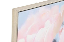 DKD Home Decor Cuadro Romantico Flores Lienzo Ps Rosa Azul Blanco 80 x 60 x 3.5 cm (2 Unidades)