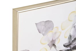 DKD Home Decor Cuadro Tradicional Lienzo Blanco Marron Gris 80 x 80 x 3.5 cm (2 Unidades)