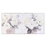 DKD Home Decor Cuadro Lienzo Florero Surtido de 2 Piezas 80x80 cm
