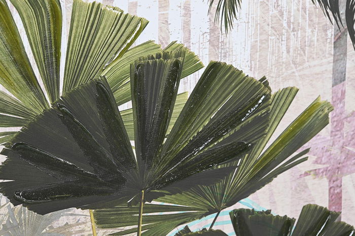 DKD Home Decor Cuadro Tropical Multicolor 103 x 143 x 4.5 cm (2 Unidades)