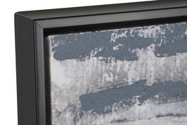 DKD Home Decor Cuadro Abstracto Azul Gris Lienzo PS 4.5 x 123 x 83 cm (2 Unidades)