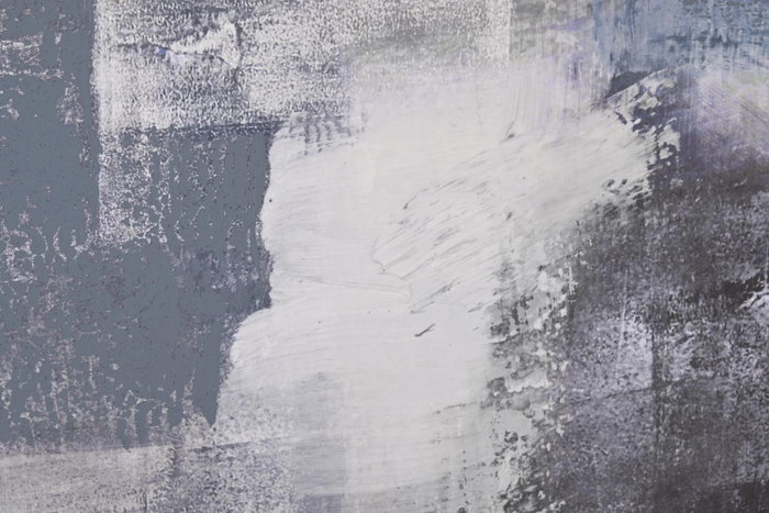 DKD Home Decor Cuadro Abstracto Azul Gris Lienzo PS 4.5 x 123 x 83 cm (2 Unidades)