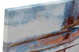 DKD Home Decor Cuadro Moderno Abstracto Multicolor Lienzo MDF 2.8 x 70 x 140 cm (2 Unidades)