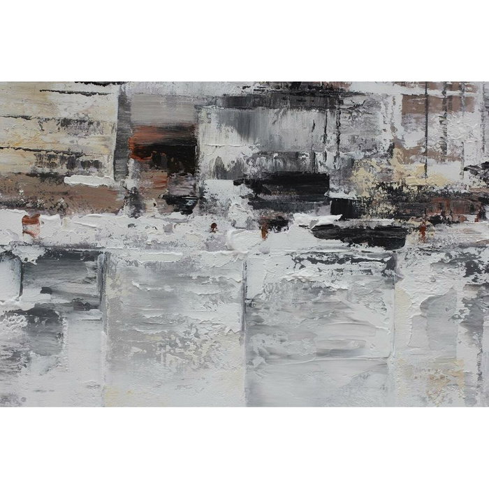 DKD Home Decor Cuadro Lienzo Ciudad Abstracto 120x80 cm (Pack de 2)