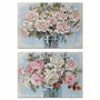 DKD Home Decor Cuadro Lienzo MDF 100x3x70 Florero Surtido de 2