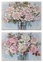 DKD Home Decor Cuadro Lienzo MDF 100x3x70 Florero Surtido de 2