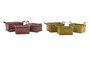DKD Home Decor Cesta Basicos Mostaza Terracota Poliester Set de 3 Piezas 29 x 20 x 38 cm
