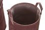DKD Home Decor Cesta Set de 3 (2 Unidades) Mostaza Terracota Poliester 38 x 40 x 38 cm