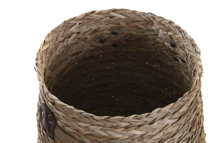 DKD Home Decor Cesta Basicos Natural Set de 3 Piezas 30 x 30 x 28 cm Hecho a Mano Seagrass DKD Home Decor Cesta Basicos Natural Set de 3 Piezas 30 x 30 x 28 cm Hecho a Mano Seagrass
