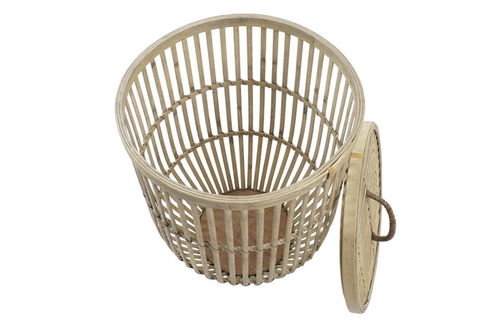 DKD Home Decor Cesta Urban Set de 2 Piezas Bambú Marrón Claro 40 x 61 x 40 cm DKD Home Decor Cesta Urban Set de 2 Piezas Bambú Marrón Claro 40 x 61 x 40 cm