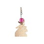 DKD Home Decor Decoración Colgante de Metal con Plumas y Campanas, Surtido de 4 Unidades