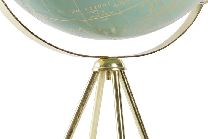 Globo Terraqueo Vintage DKD Home Decor Azul Dorado 34 x 63 x 37 cm