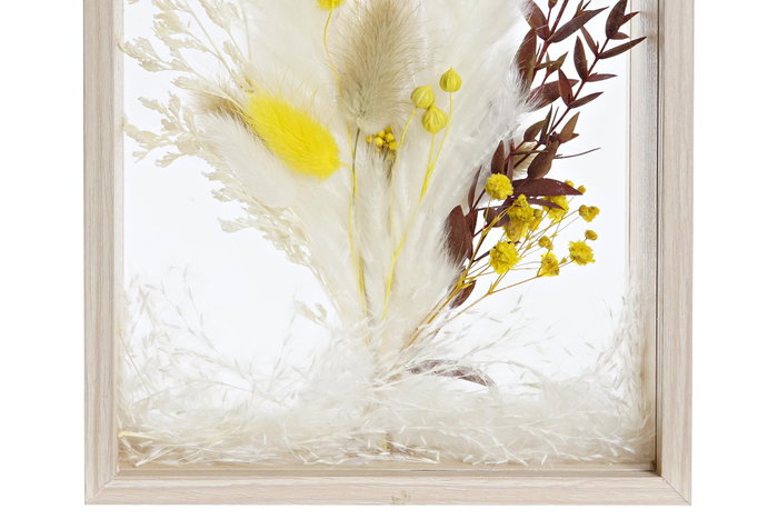 DKD Home Decor Decoración de Flores Secas MDF 16x6x21 Surtido de 2