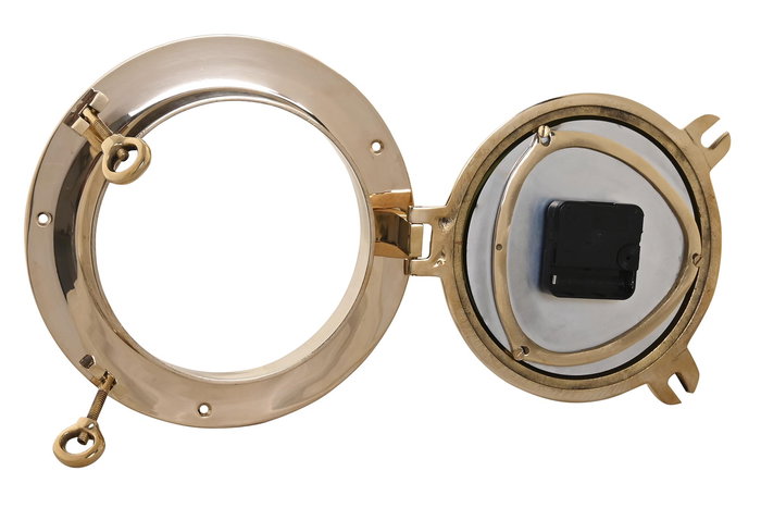 DKD Home Decor Reloj de Pared Vintage Dorado 7 x 23 x 23 cm