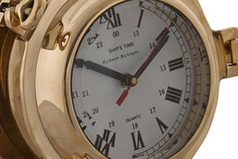 DKD Home Decor Reloj de Pared Vintage Dorado 7 x 23 x 23 cm