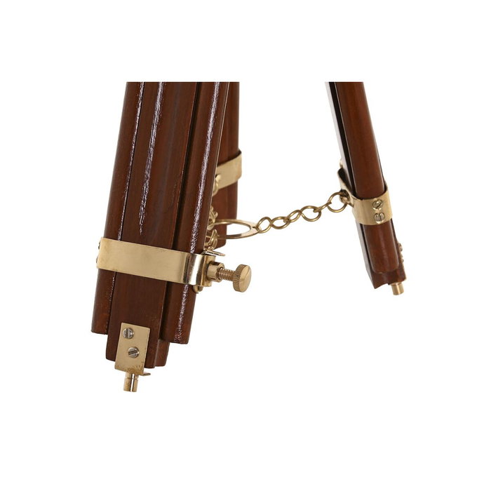 DKD Home Decor Telescopio Dorado Marron Laton Mango 24 x 34 x 17 cm DKD Home Decor Telescopio Dorado Marron Laton Mango 24 x 34 x 17 cm
