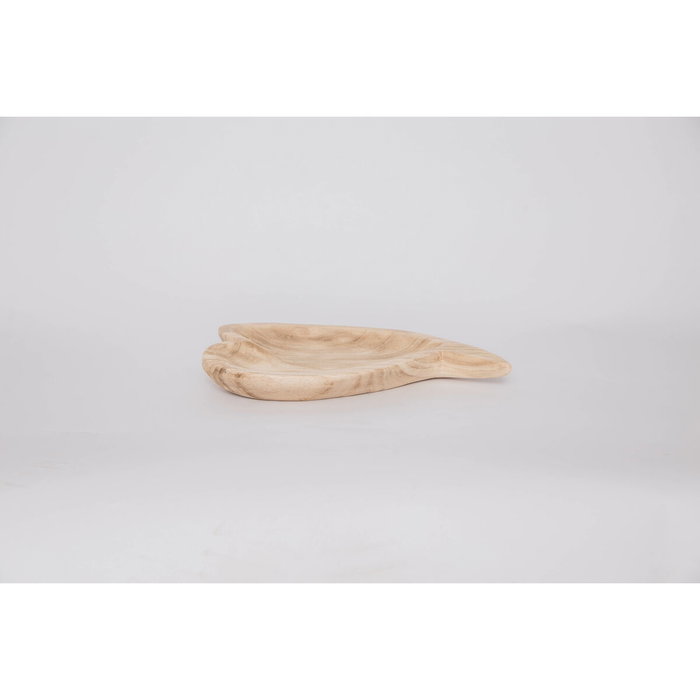 DKD Home Decor Centro de Mesa Paulownia Corazón Natural Marrón Claro 35x24x4 cm DKD Home Decor Centro de Mesa Paulownia Corazón Natural Marrón Claro 35x24x4 cm