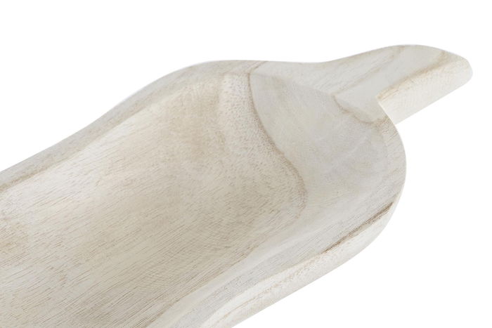 DKD Home Decor Centro Mesa Tropical Paulownia Marron Claro 15 x 4 x 38 cm