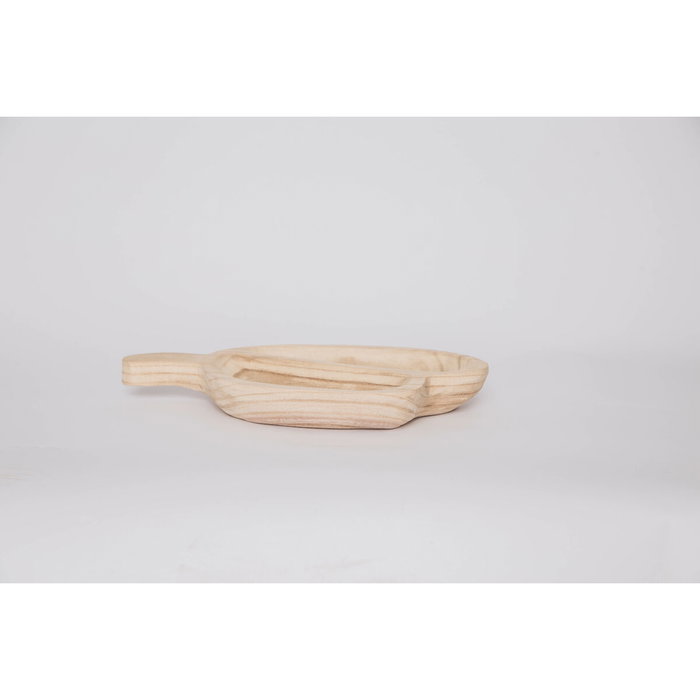 DKD Home Decor Centro de Mesa Paulownia Doble Natural Marrón Claro
