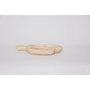 DKD Home Decor Centro de Mesa Paulownia Doble Natural Marrón Claro
