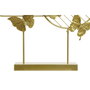 DKD Home Decor Decoración de Metal Mariposas Dorado