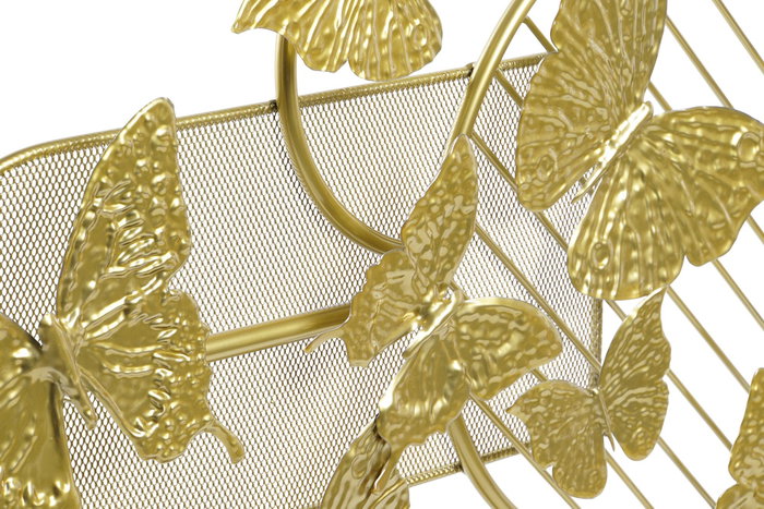 DKD Home Decor Decoración de Metal Mariposas Dorado