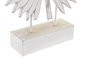 DKD Home Decor Decoración de Hoja en MDF y Metal con Acabado Desgastado
