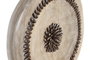 DKD Home Decor Decoración Albasia Hierro Círculo Beige