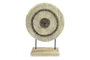 DKD Home Decor Decoración Albasia Hierro Círculo Beige
