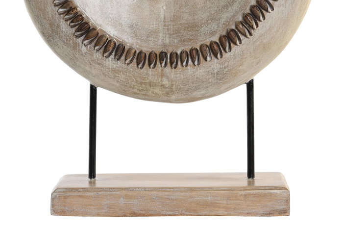DKD Home Decor Decoración Albasia Hierro Círculo Beige DKD Home Decor Decoración Albasia Hierro Círculo Beige