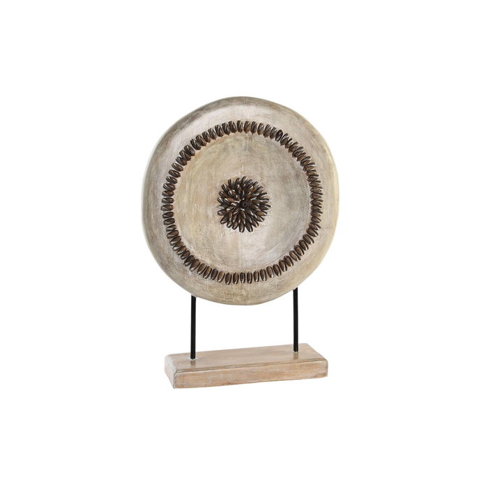 DKD Home Decor Decoración Albasia Hierro Círculo Beige DKD Home Decor Decoración Albasia Hierro Círculo Beige