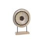 DKD Home Decor Decoración Albasia Hierro Círculo Beige