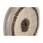 DKD Home Decor Decoración Albasia Hierro Círculo Beige