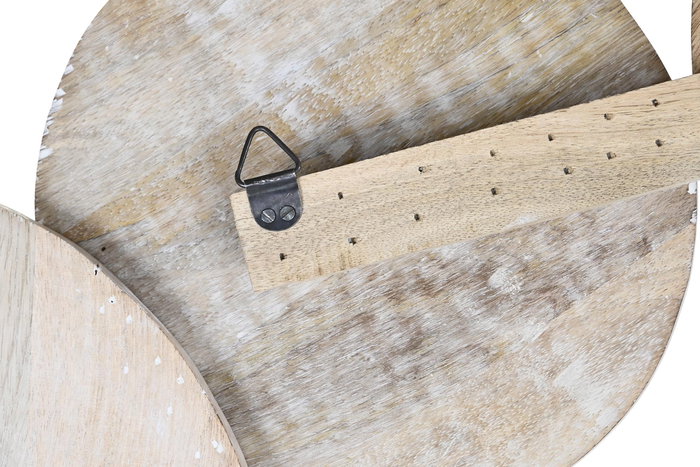 DKD Home Decor Decoracion Pared Indio Blanco Marron Mango 100 x 3 x 62 cm