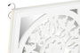DKD Home Decor Decoración de Pared MDF y Espejo Blanco Desgastado