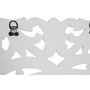 DKD Home Decor Decoración de Pared MDF y Espejo Blanco Desgastado
