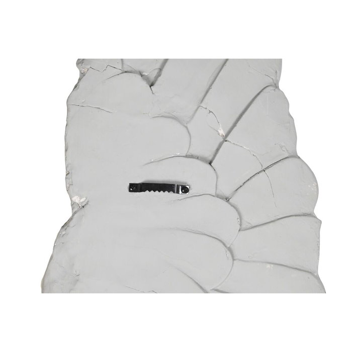 DKD Home Decor Panel Decorativo Neoclásico de Alas en Resina Gris