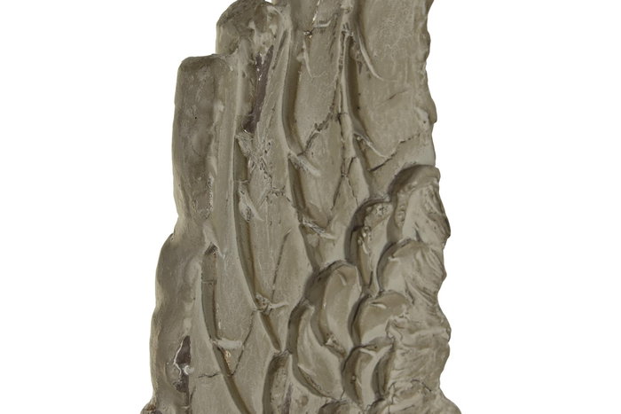 DKD Home Decor Panel Decorativo Neoclásico de Alas en Resina Gris