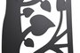 DKD Home Decor Set de 2 Decoraciones de Pared de Metal Árbol Negro 70x90 cm