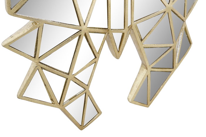 DKD Home Decor Decoración de Pared de Resina Mariposa Dorado